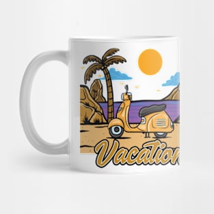 Vespa Vacation Mug